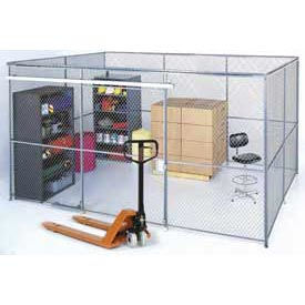 WOVEN WIRE PARTITION- Standard woven wire panel, 8x5 HxW, No Closure HSP85, Storage Equipment Partitions, Security Equipment Wire Partitions, Wire Security Rooms, Wire Storage Lockers, Lockers & Partitions, WOVEN WIRE PARTITION